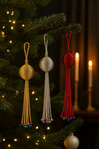 Metallic Tassel Drop Ornaments (Set of 3) - Collectiggles