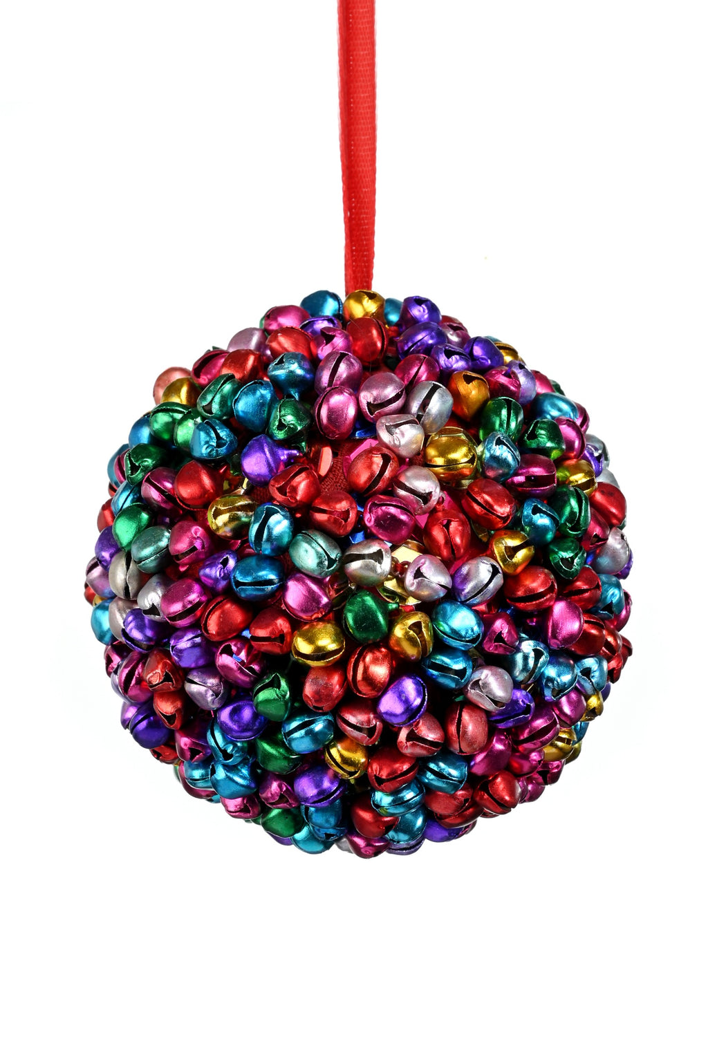 Festive Multicolor Jingle Bell Ornament - Set of 3 - Collectiggles
